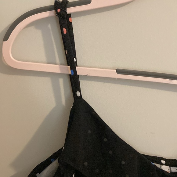 Elle women’s black multicolor polka dot dress - Picture 4 of 12